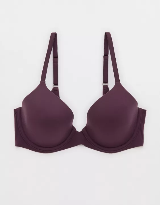 Aerie Sunnie Full Coverage Lightly Lined Bra Cool Berry - Image 3